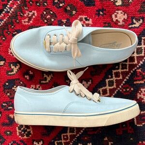 Converse x Le Fleur Light Blue Canvas Sneakers with Cream Laces